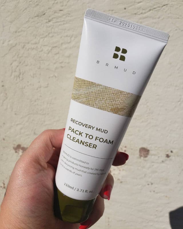 BRMUD Recovery Mud Pack to Foam Facial Cleanser review photo by AlottaxReviews