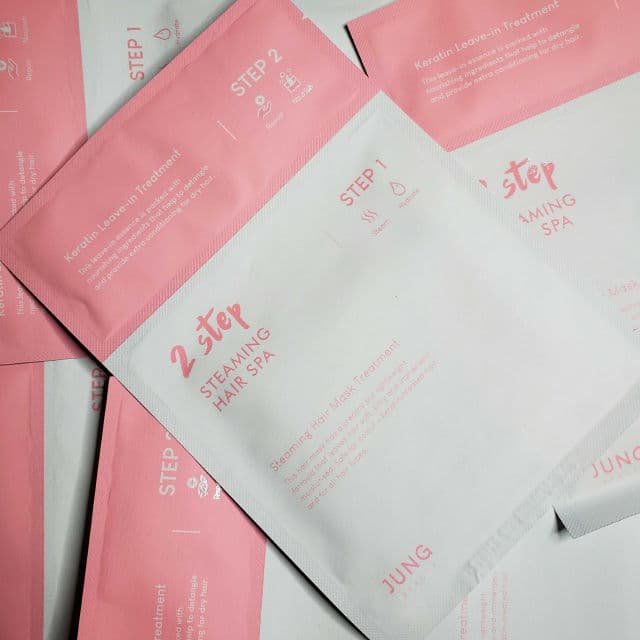 JUNG BEAUTY 2-Step Steaming Hair Spa - Step 1 (Hair Mask) review photo by AlottaxReviews