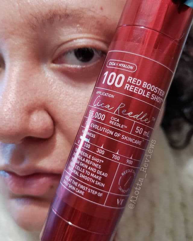 VT COSMETICS Red Booster Reedle Shot 100 review photo by AlottaxReviews