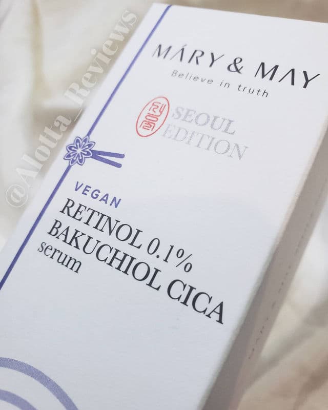 Mary&May Retinol 0.1% Bakuchiol Cica Serum review photo by AlottaxReviews