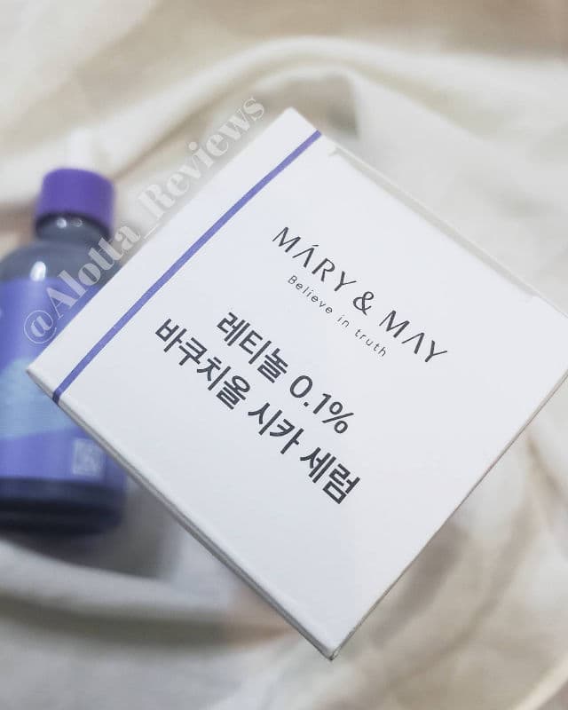 Mary&May Retinol 0.1% Bakuchiol Cica Serum review photo by AlottaxReviews