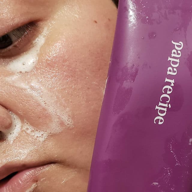 PAPA RECIPE Eggplant Clearing Mild Cleansing Foam review photo by AlottaxReviews