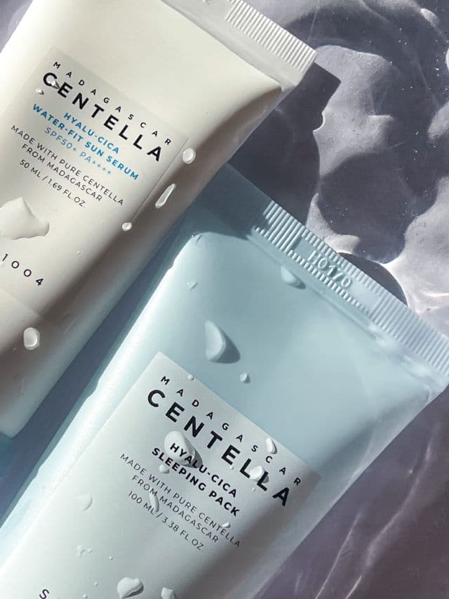 SKIN1004 Madagascar Centella Hyalu-Cica Water-Fit Sun Serum SPF50+ PA++++ review photo by sydneyreviews
