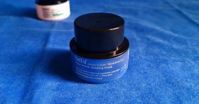 Aqua Bomb Sleeping Mask product review