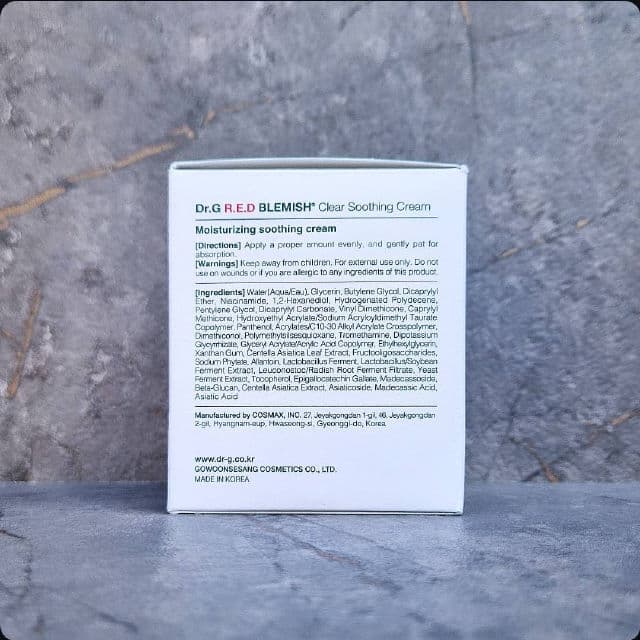 Red Blemish Clear Soothing Cream product review