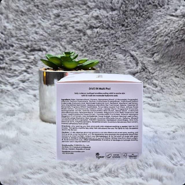Dive-in Multi Pad Vegan Hyaluronic Acid Toner Pads product review