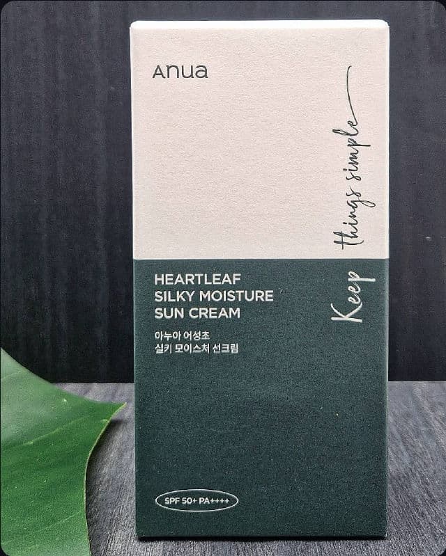 Heartleaf Silky Moisture Sun Cream SPF 50+ PA++++ product review