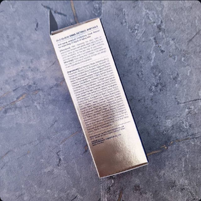 Black Snail Retinol Ampoule product review