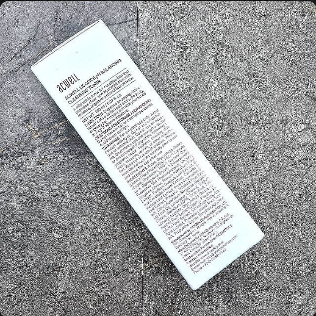 Licorice pH Balancing Cleansing Toner product review