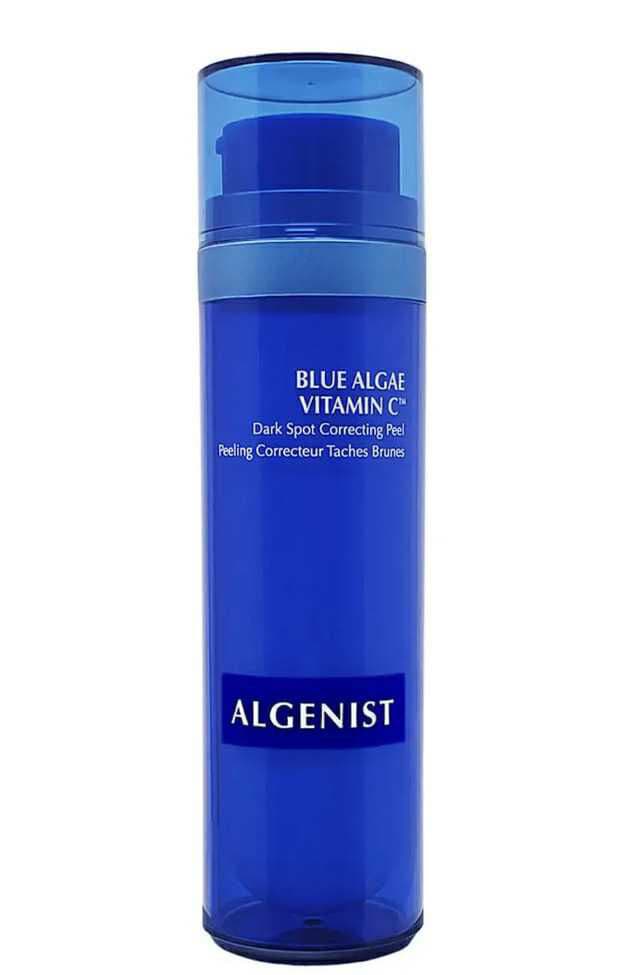 Algenist BLUE ALGAE VITAMIN C Dark Spot Correcting Peel review photo by skincareandscience