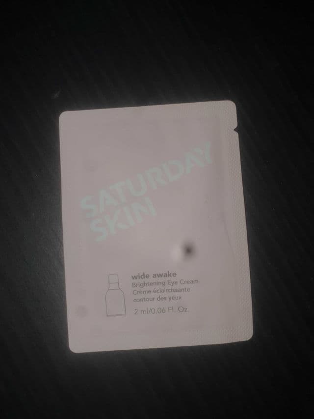 Saturday Skin Wide Awake Brightening Eye Cream review photo by CHASEJLONDON