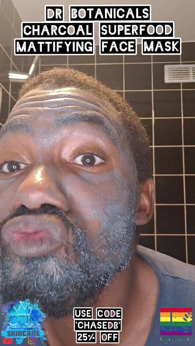 Dr. Botanicals Charcoal Superfood Mattifying Face Mask review photo by CHASEJLONDON