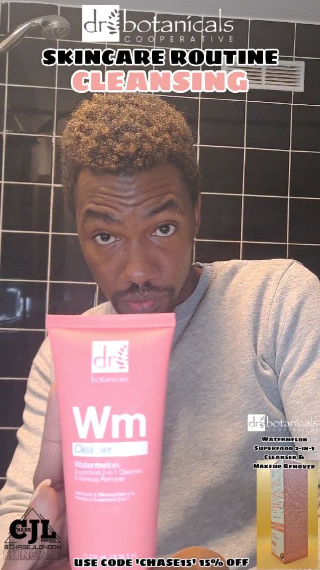 Dr. Botanicals Watermelon Superfood 2-in-1 Cleanser & Makeup Remover review photo by CHASEJLONDON