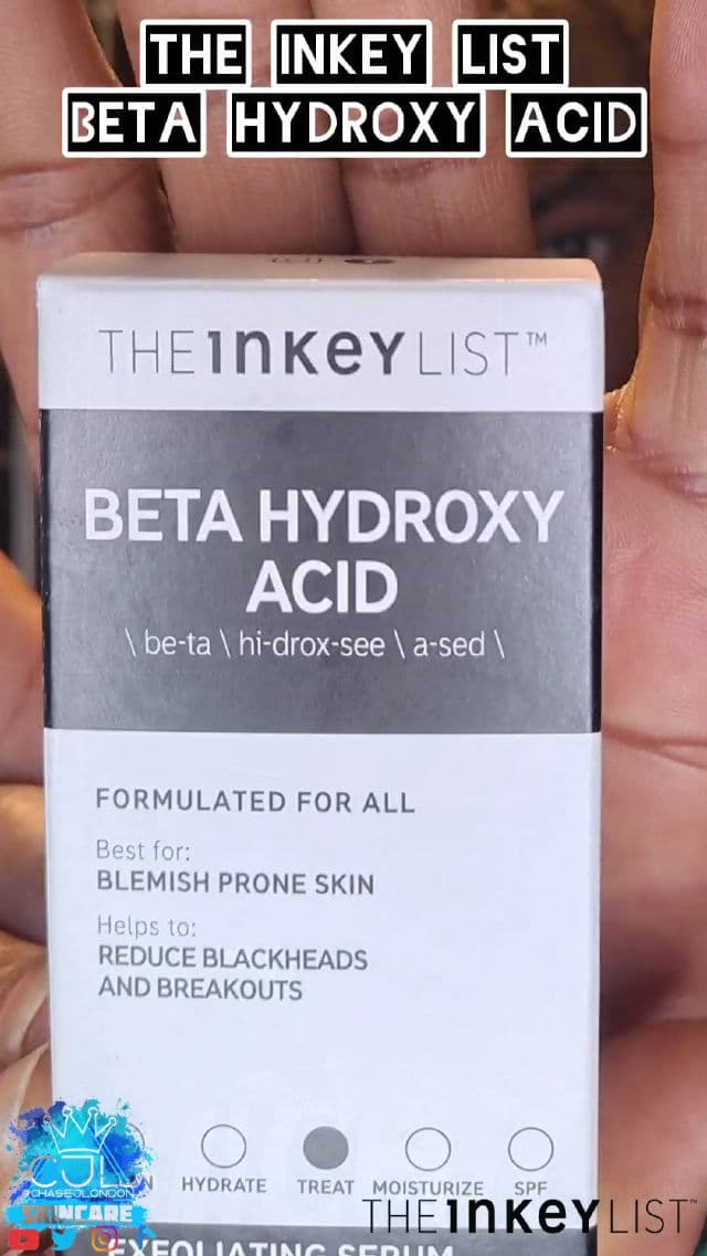 The Inkey List Beta Hydroxy Acid review photo by CHASEJLONDON