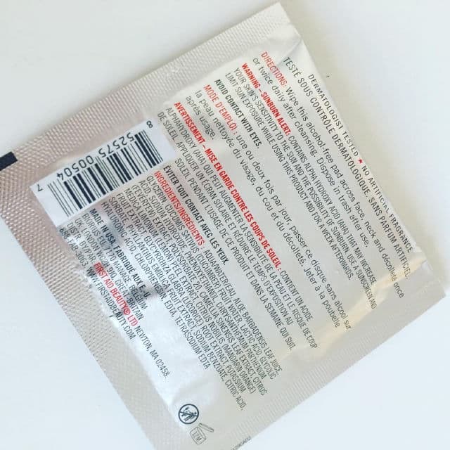 First Aid Beauty Facial Radiance Pads review photo by PickySophia85