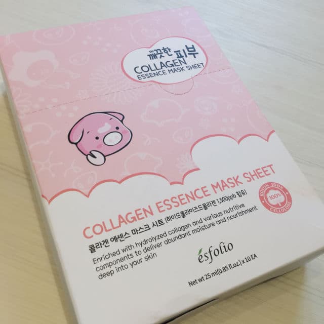 ESFOLIO Pure Skin Collagen Essence Mask Sheet review photo by PickySophia85