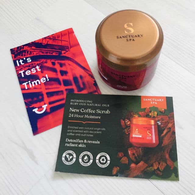 Sanctuary Spa Ruby Oud Natural Oils Coffee Scrub review photo by PickySophia85