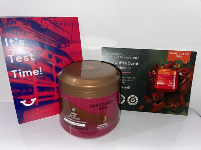 Sanctuary Spa Ruby Oud Natural Oils Coffee Scrub review photo by Issabela84