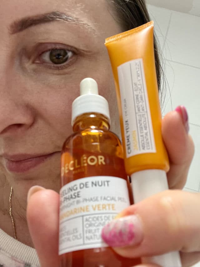 Decleor Green Mandarin Overnight Bi-Phase Exfoliating Peel review photo by Issabela84