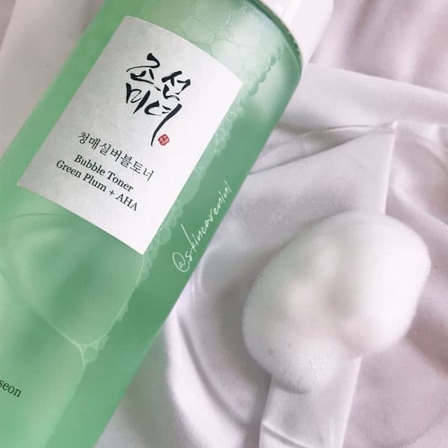 BEAUTY OF JOSEON Bubble Toner Green Plum + AHA review photo by nini723
