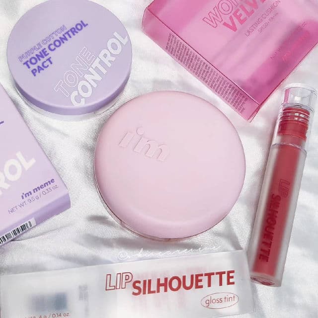 I'M MEME Purple Cotton Tone Control Pact review photo by nini723