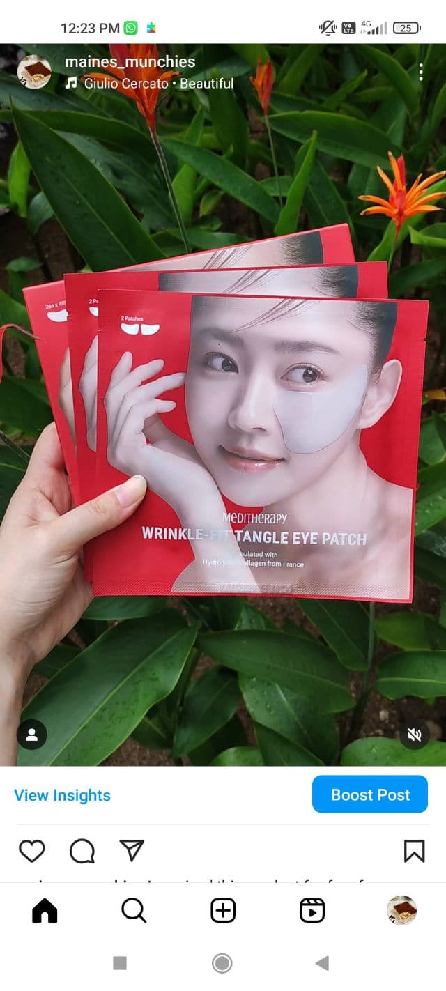 Meditherapy Wrinkle-Fit Tangle Eye Patch review photo by MaineSSY