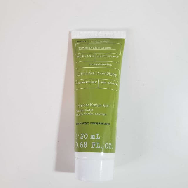 Korres Santorini Grape Poreless Skin Cream  review photo by myplussizelife