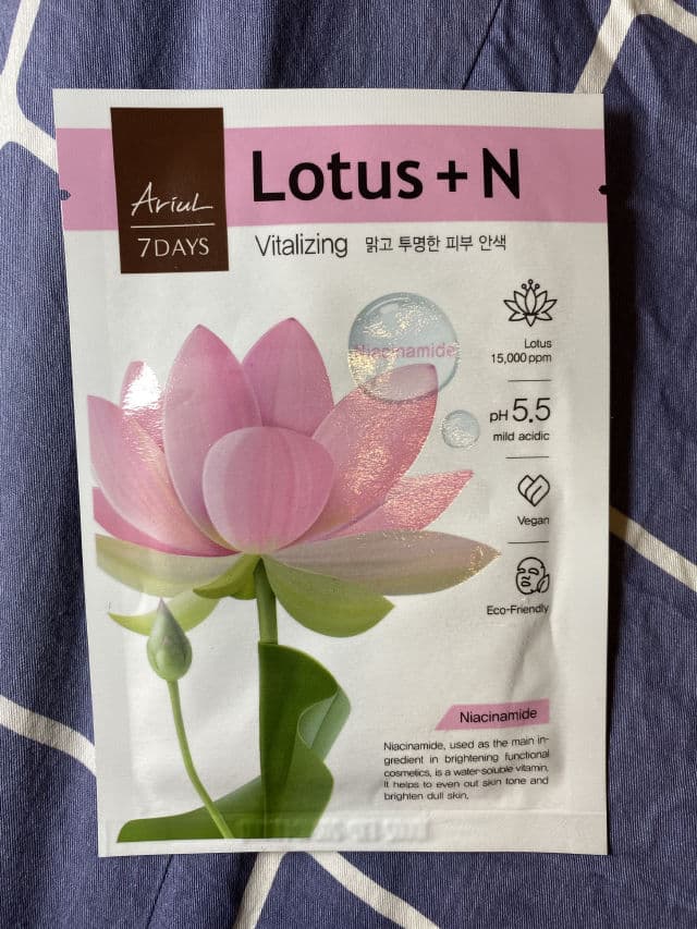 Ariul 7 Days Lotus + N Vitalizing Mask Sheet  review photo by mindayne