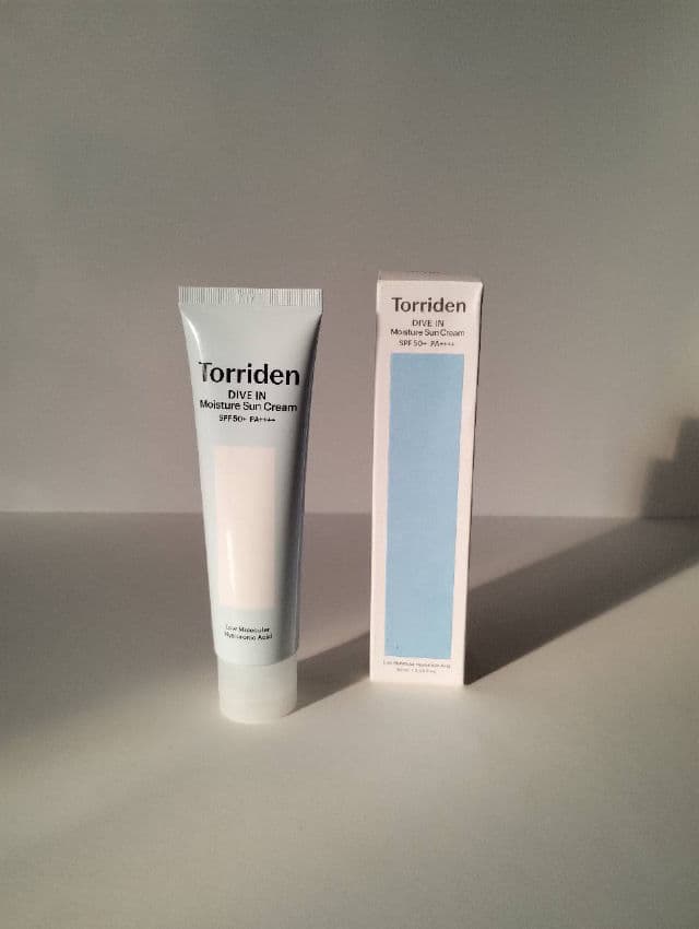 Torriden Dive-in Moisture Sun Cream SPF50+ PA++++ review photo by Pellemiele