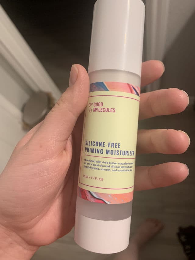 Good Molecules Silicone-Free Priming Moisturizer review photo by taylorjenkns
