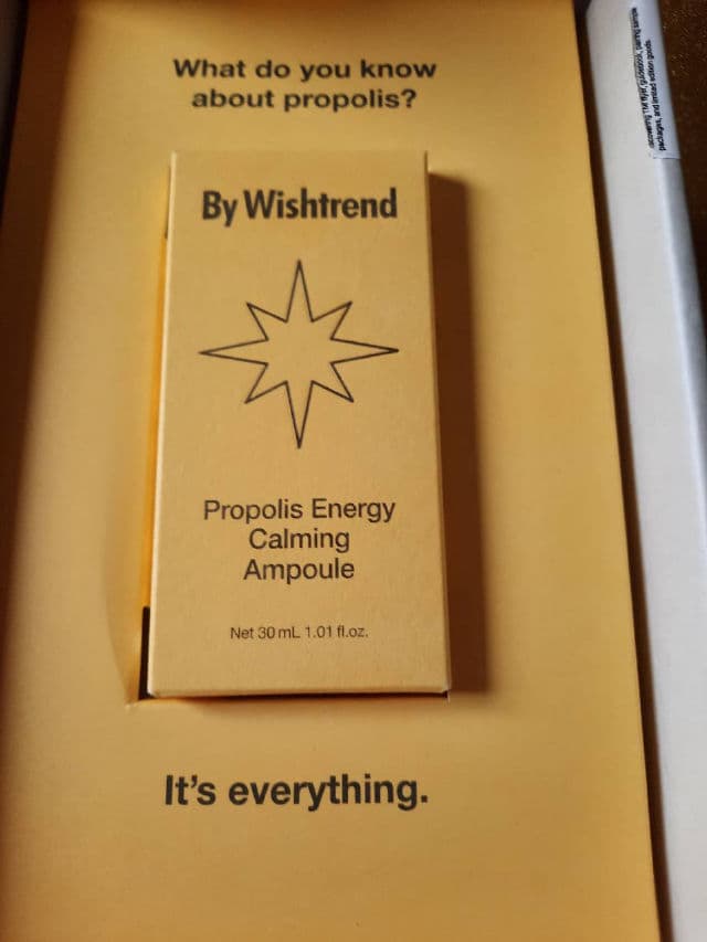 By WISHTREND Propolis Energy Calming Ampoule review photo by Tolly