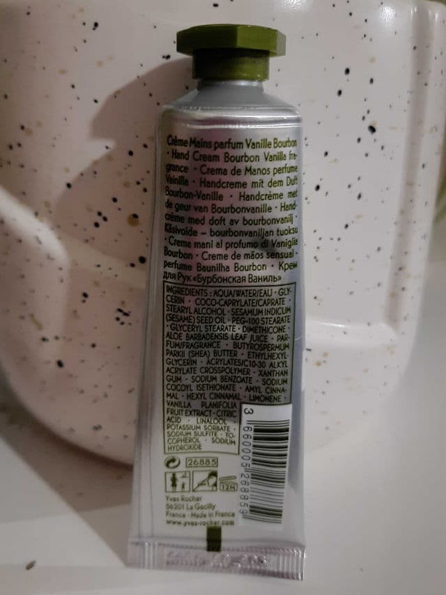YVES ROCHER Bourbon Vanilla Sensual Hand Cream review photo by Tolly