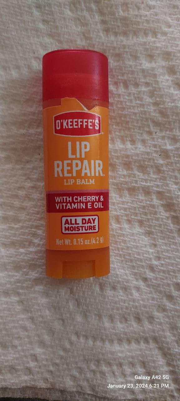 O'Keeffe's Lip Repair Lip Balm Cherry review photo by jellybean1982