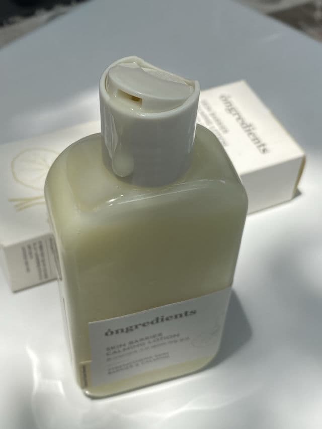 Ongredients Skin Barrier Calming Lotion review photo by occasionallyskincare