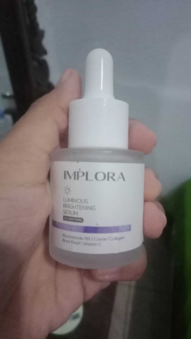 Implora Luminous Brightening Serum review photo by Kotakkaca