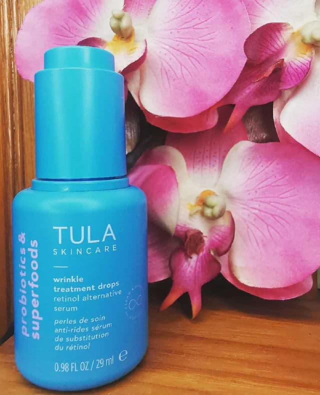 TULA Skincare Wrinkle Treatment Drops Bakuchiol Serum review photo by samlovessamples