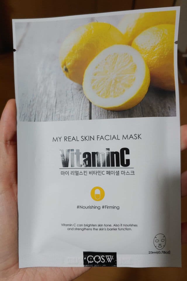 Cos.W My Real Skin Facial Mask Sheet - Vitamin C review photo by maracuya