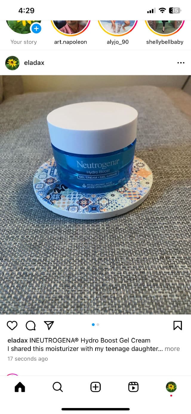 Neutrogena Hydro Boost Water Cream review photo by eladax