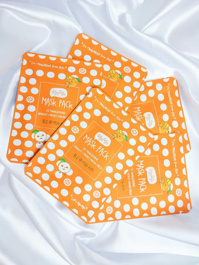 Qyo Qyo Tangerine Bright and Moist Mask Sheet Pack review photo by Armyn