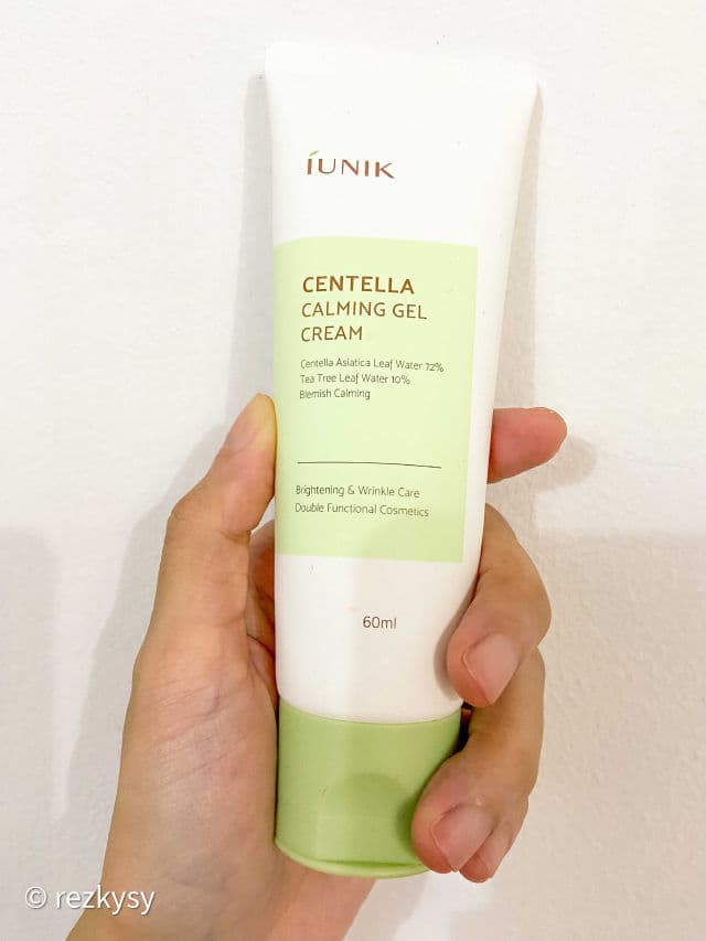 Iunik Centella Calming Gel Cream review photo by Rezky