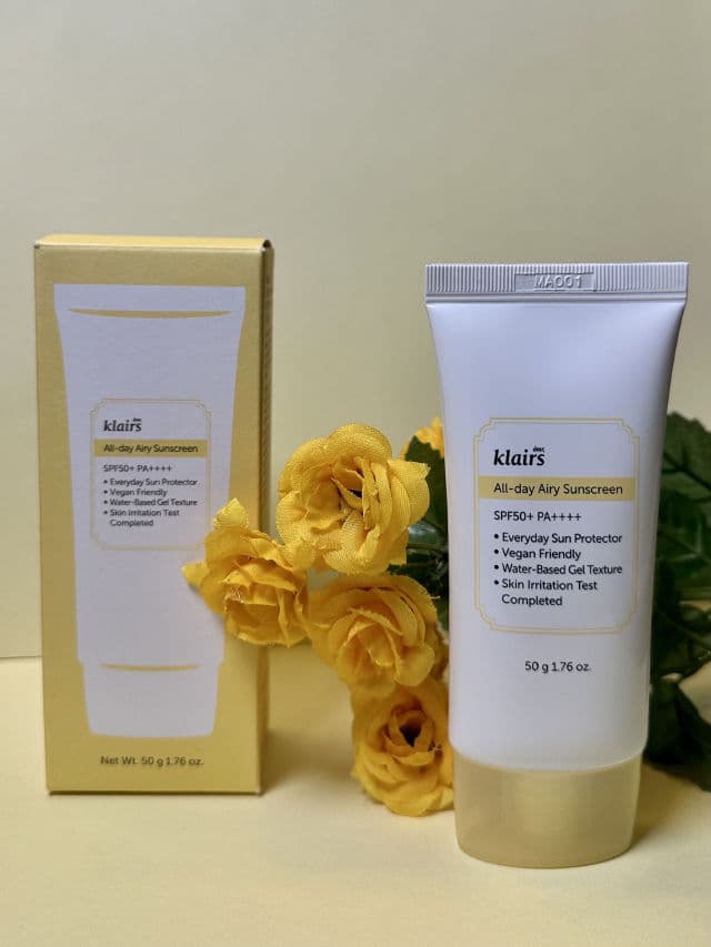 Dear, Klairs All-day Airy Sunscreen SPF50+ PA++++ review photo by PrincessOnABudget