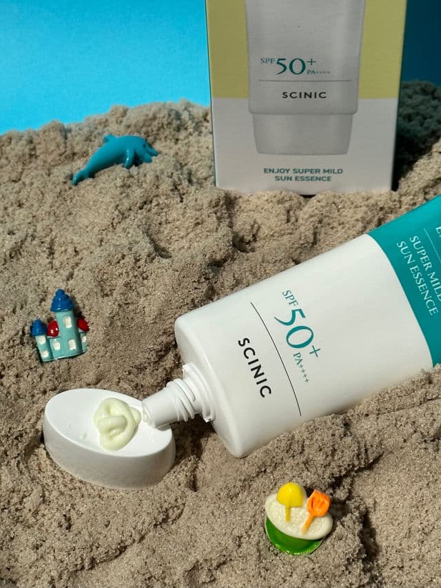 SCINIC Enjoy Super Mild Sun Essence SPF50+ PA++++ review photo by PrincessOnABudget