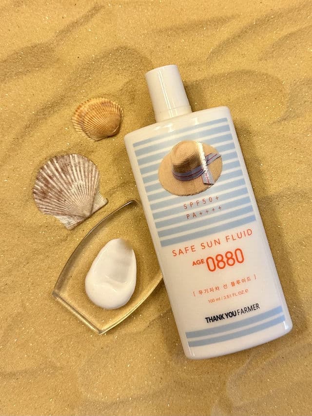 THANK YOU FARMER Safe Sun Fluid Age 0880 SPF50 + PA++++ review photo by PrincessOnABudget