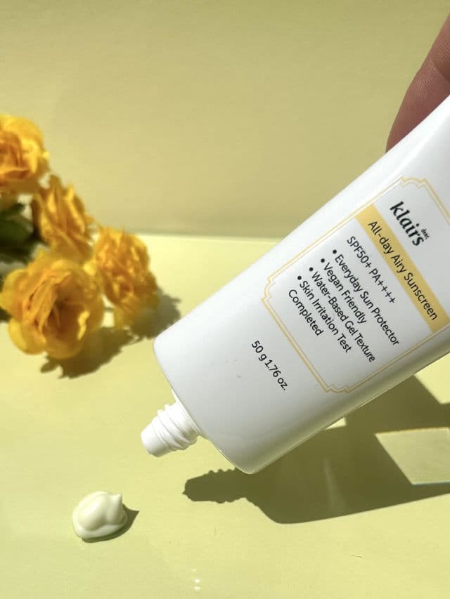 Dear, Klairs All-day Airy Sunscreen SPF50+ PA++++ review photo by PrincessOnABudget