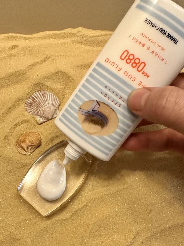 THANK YOU FARMER Safe Sun Fluid Age 0880 SPF50 + PA++++ review photo by PrincessOnABudget