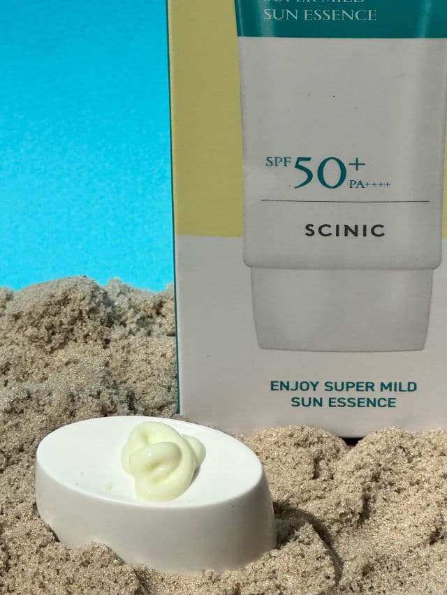 SCINIC Enjoy Super Mild Sun Essence SPF50+ PA++++ review photo by PrincessOnABudget