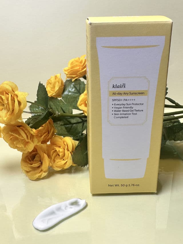 Dear, Klairs All-day Airy Sunscreen SPF50+ PA++++ review photo by PrincessOnABudget