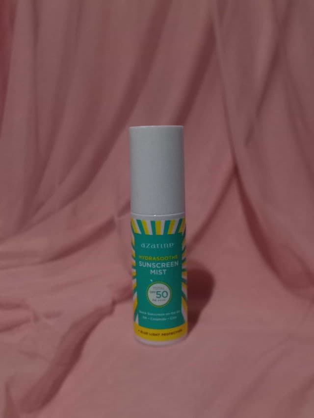 Azarine Hydrasoothe Sunscreen Mist SPF 50 PA++++ review photo by omeitya