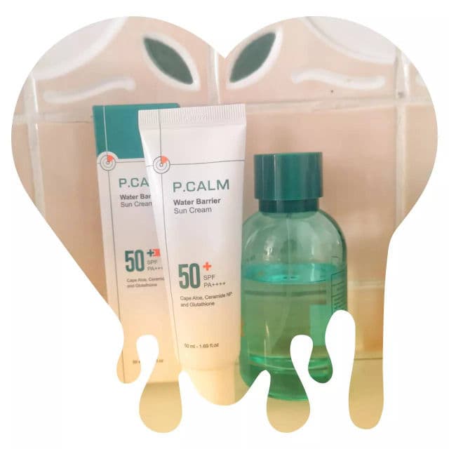 P.CALM Water Barrier Sun Cream SPF 50+ PA++++ review photo by Piandpotis