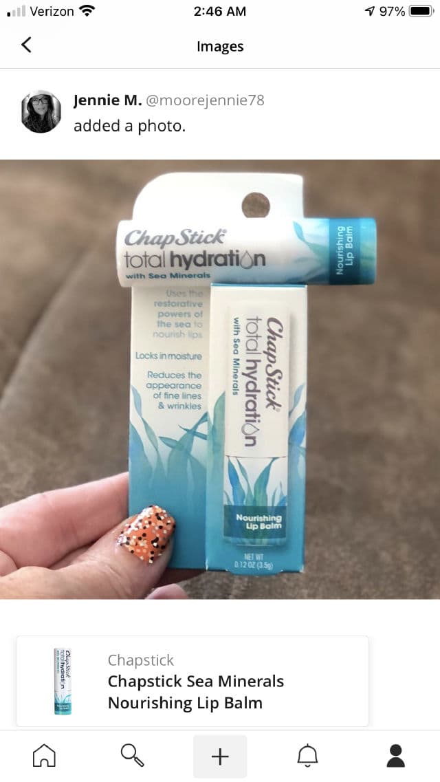 ChapStick Sea Minerals Nourishing Lip Balm - Total Hydration review photo by moorejennie78
